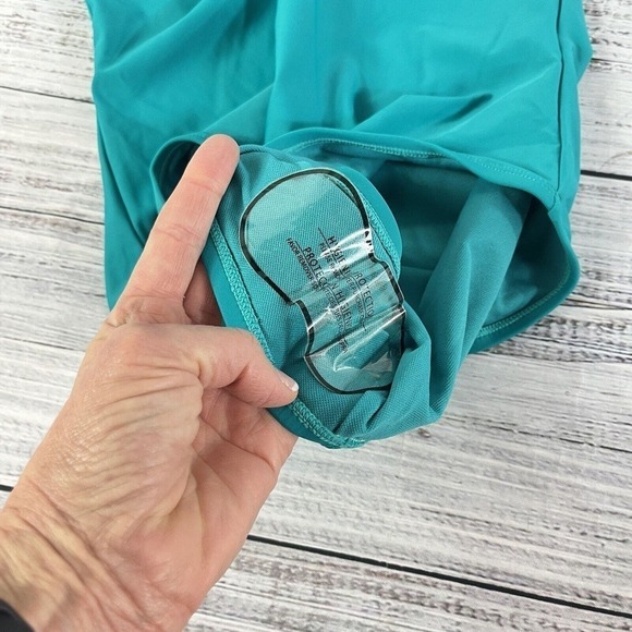 32 Degrees Heat Cool One Piece Teal Splunge size Small UPF+40 Quick Dry Fitness - Picture 8 of 14